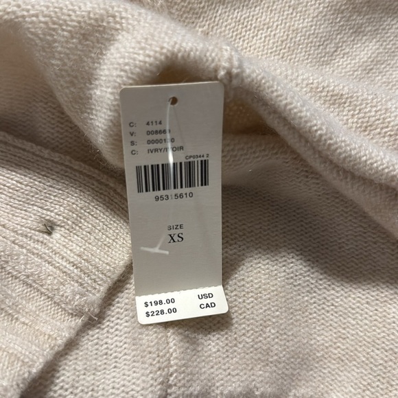 NWT! Anthropologie Pilcro Asymmetric Button Cashmere Cardigan Sweater - XS 🏈 - Picture 11 of 13